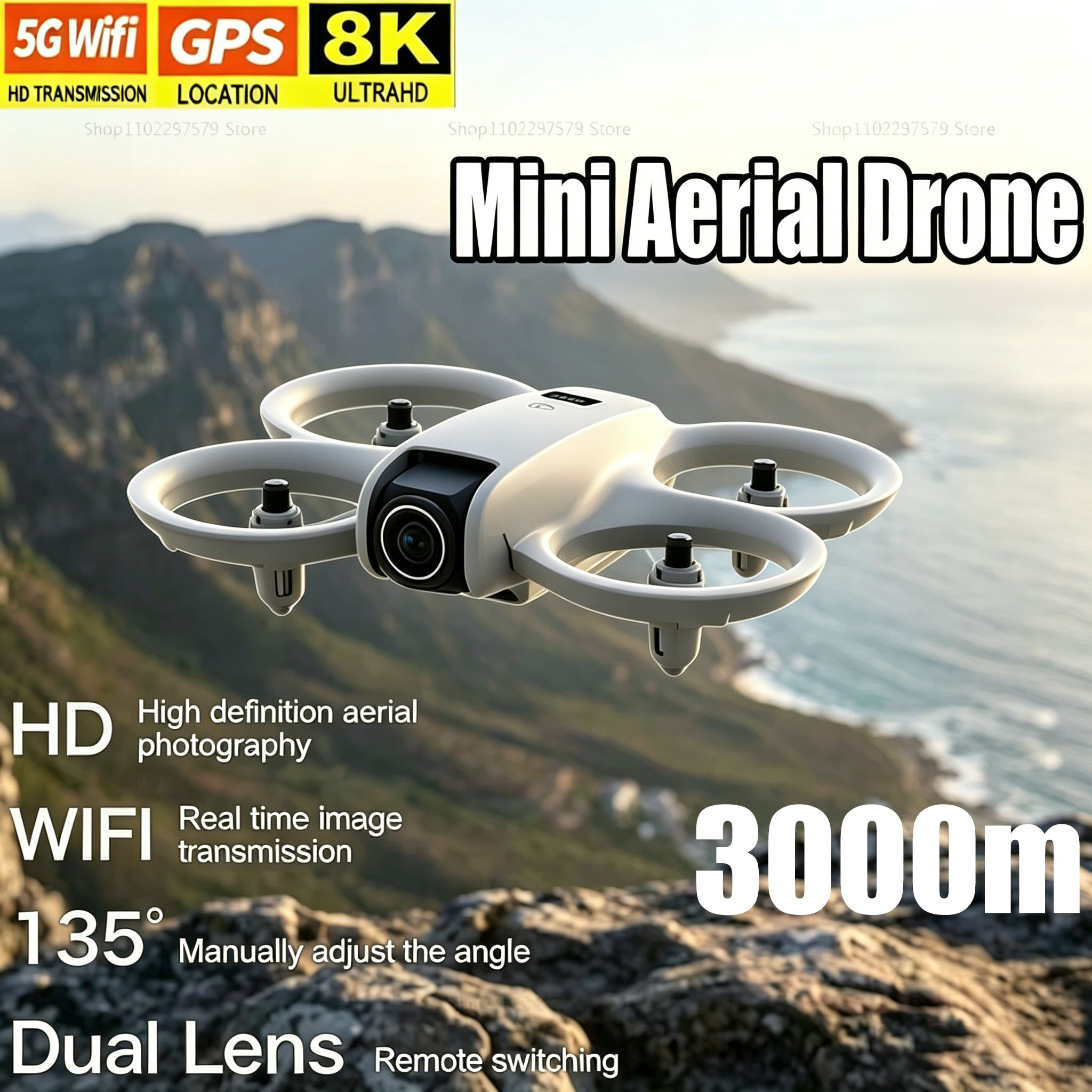 Mini Drone with 8K HD Camera F - огляд і ціна Drone Lidar