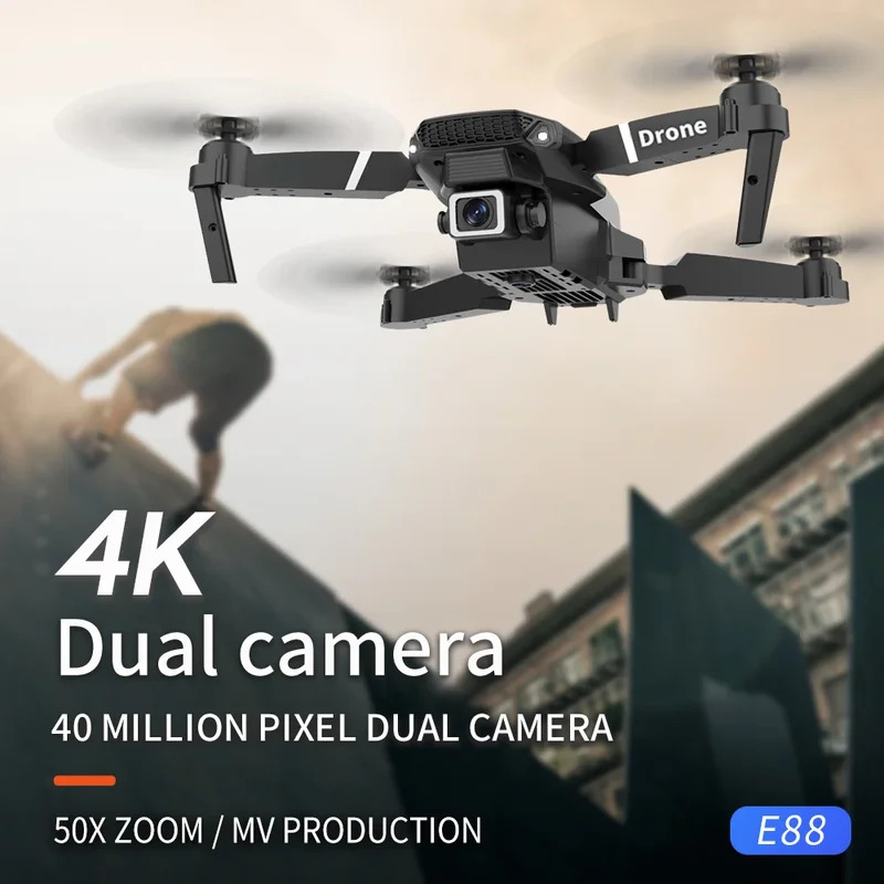 E88 ProIntelligent Folding Dro - огляд і ціна Drone Aerial Photography