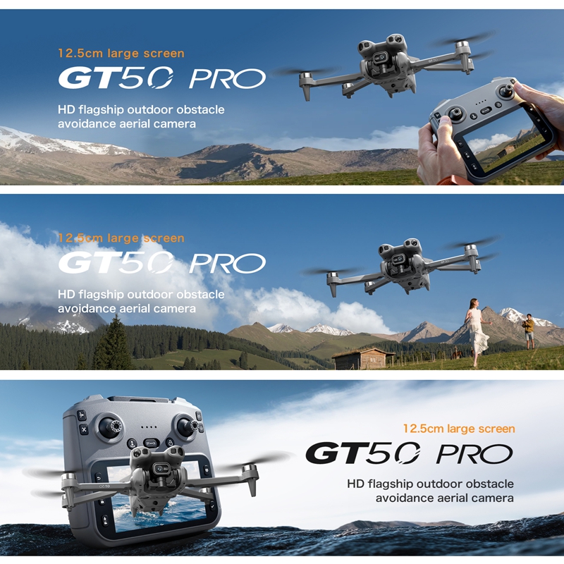 GT50 Mini Drone Dual Camera 8K - огляд і ціна Drone Lidar